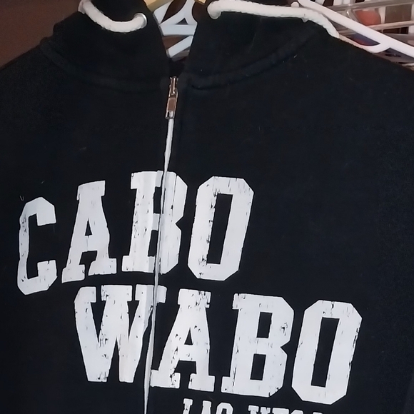 Cabo Wabo Las Vegas Hoodie Sweatshirt, zip-up XS - Picture 3 of 4